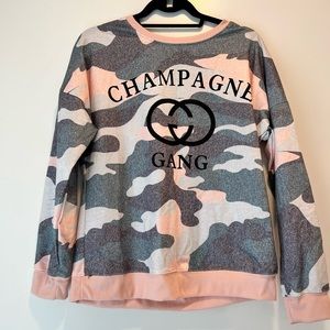 Champagne Gang Medium Sweatshirt